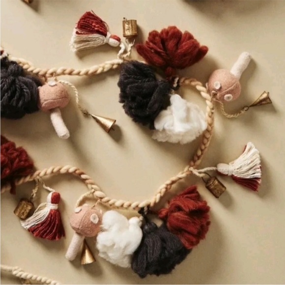 New🌟 Anthropologie Brenn Murano Wool Garland - Picture 3 of 4